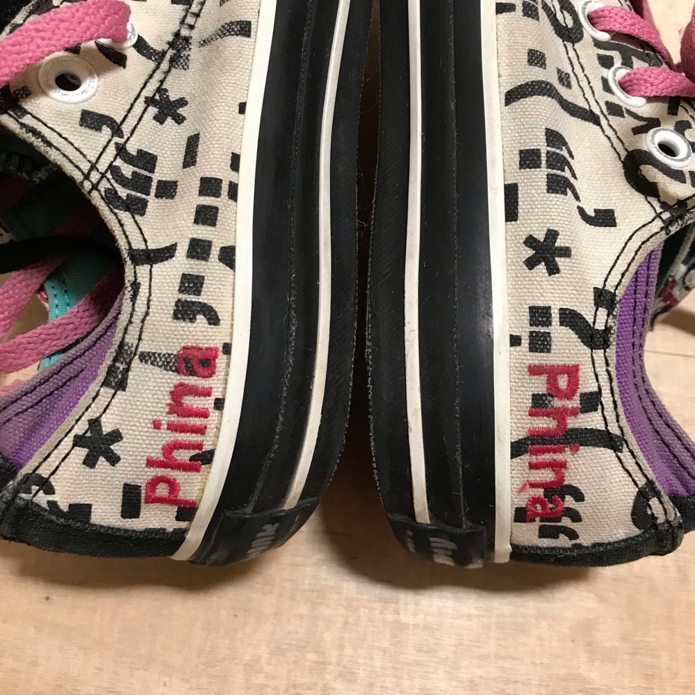 Converse Double Layer & Tongue Low Top Sneakers - Picture 7 of 15
